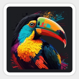 Pop Art Toucan Sticker